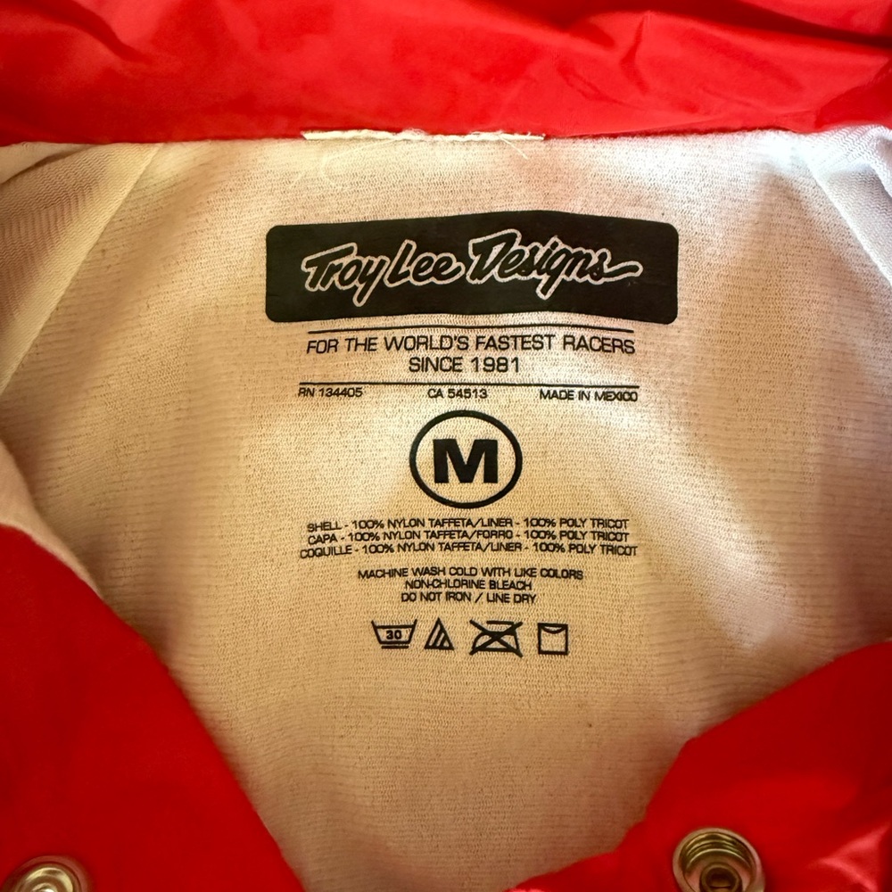 Troy Lee Designs men’s windbreaker, size medium - Picture 4 of 5